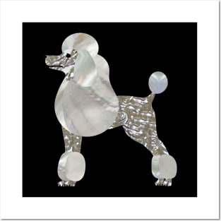 Luxury Pearl and Abalone Poodle Posters and Art